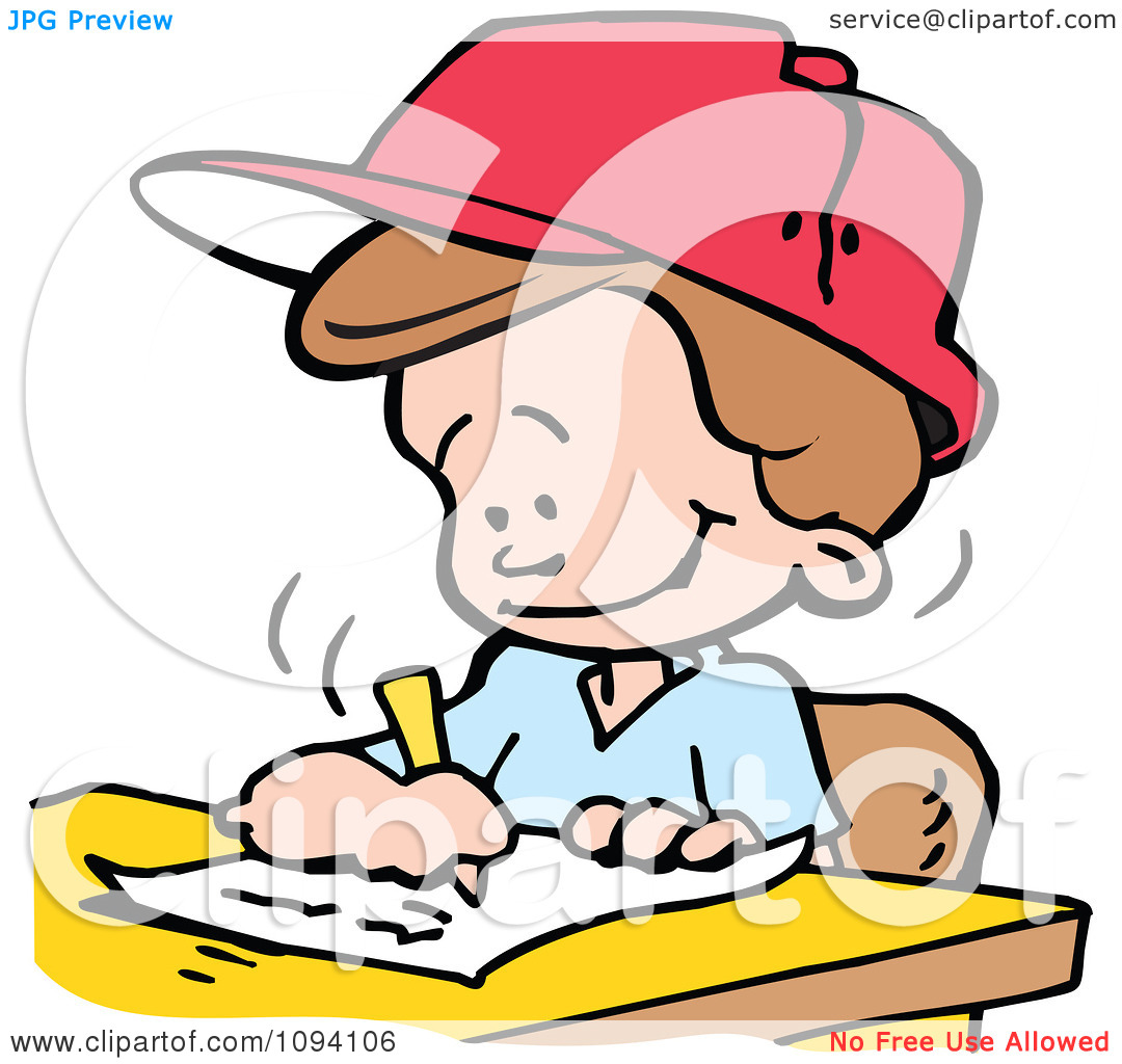 Creative Writing Clip Art Essay Clipart Clipart School Boy Writing An