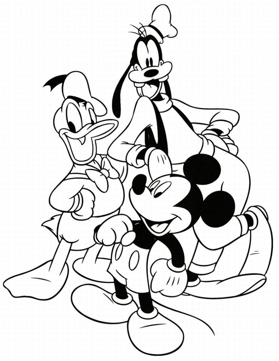 Disney Characters Coloring Pages   Learn To Coloring
