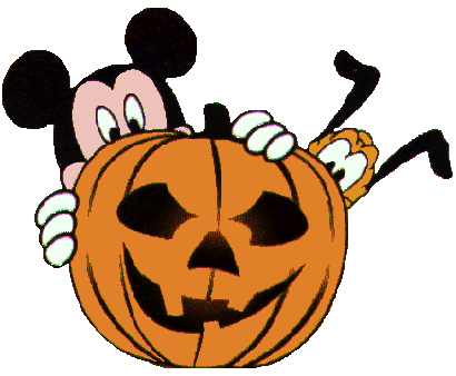 Disney Halloween Clip Art Mickey Mouse Pluto Halloween Scared Pumpkin