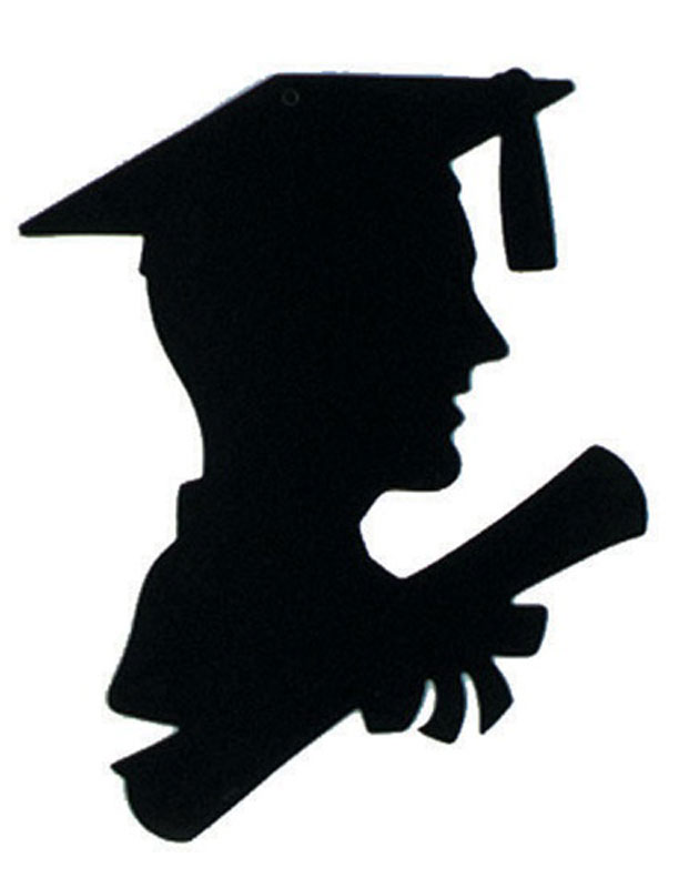 Get Your Boy Graduate Silhouette Decoration   Caufields Com
