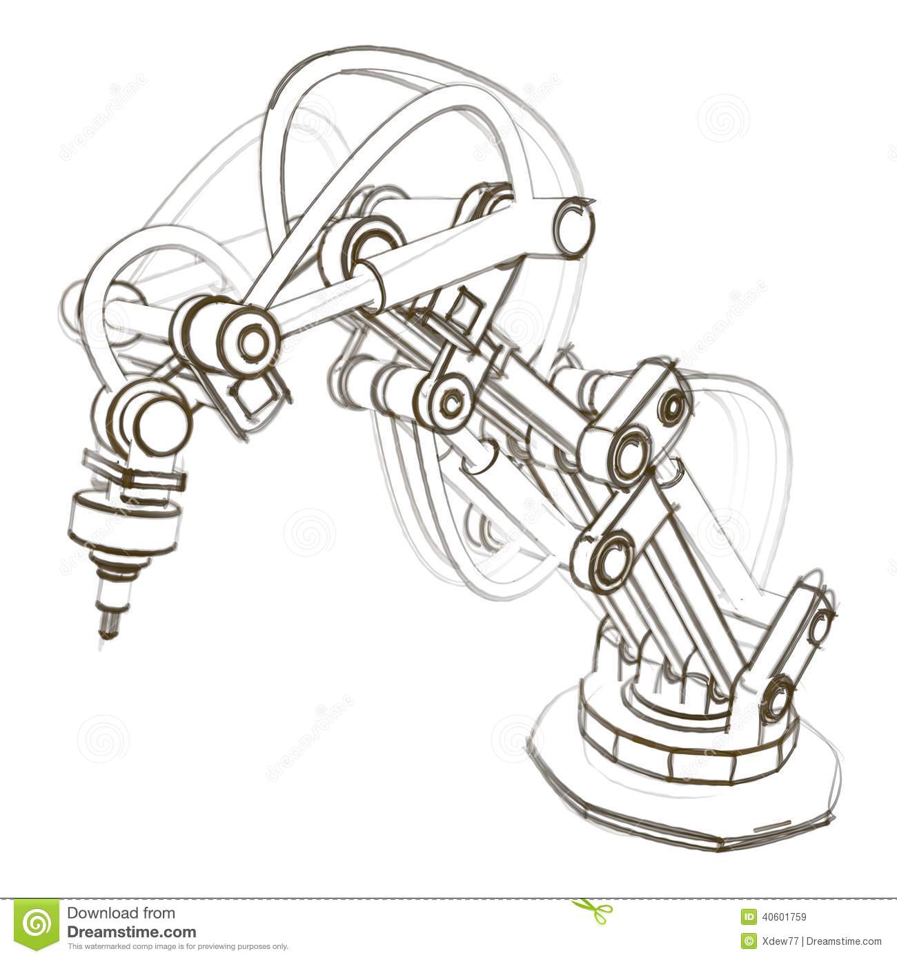 Industrial Robot Stock Illustration   Image  40601759