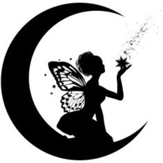 Silhouettes On Pinterest   Fairy Silhouette Fairies And Silhouette