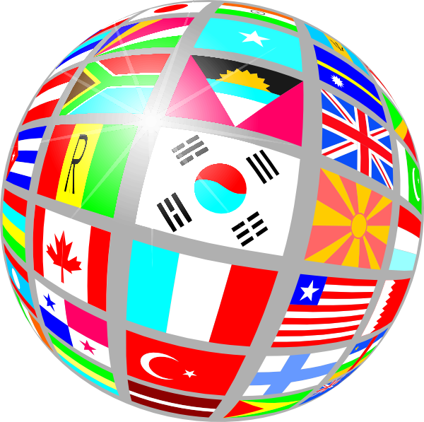 Sphere Flags Clip Art At Clker Com   Vector Clip Art Online Royalty