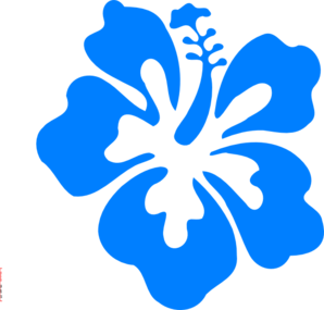 Blue Hibiscus Flower Clipart Blue Hibiscus Clip Art