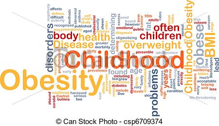 Childhood Obesity Background Concept   Csp6709374