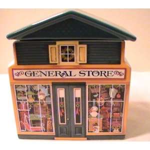 Christmas General Store Ceramic Canister With Lid Everything Else