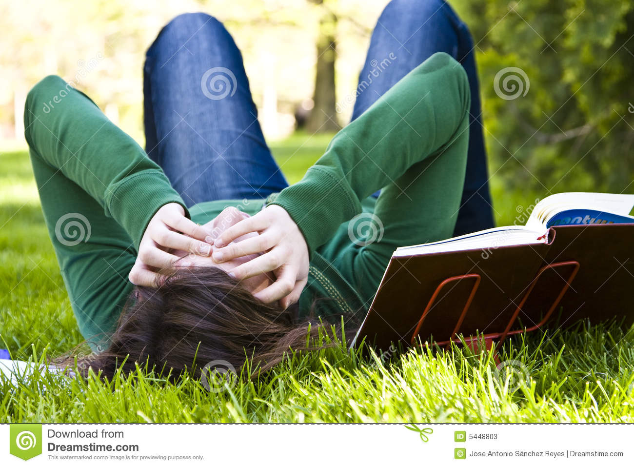 Exhausted Student Stock Photos   Image  5448803