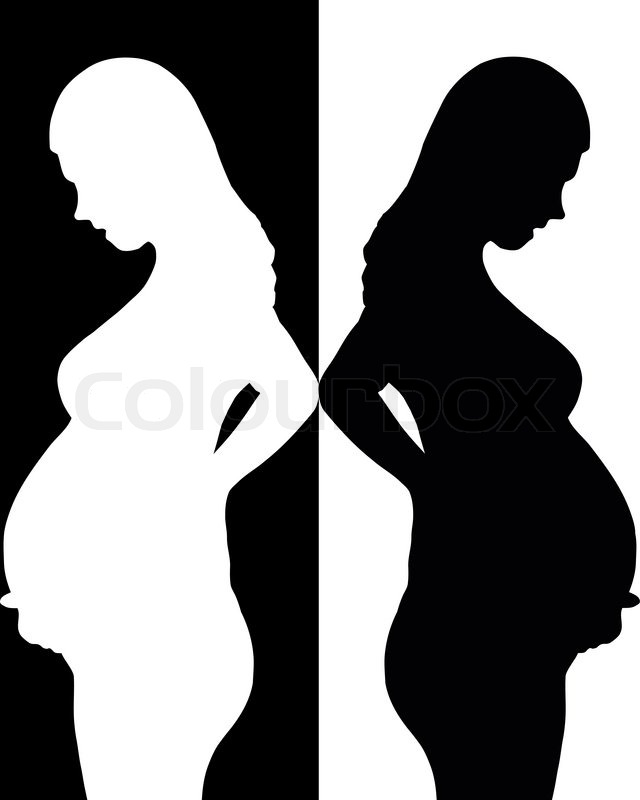 Pin Pregnant Belly Silhouette Clip Art Pictures On Pinterest