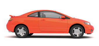 Race Car Side View Clipart Compact Red Car Side View