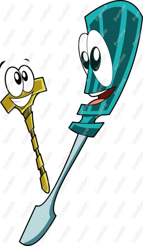 Screwdriver Clipart With Screwdriver Character