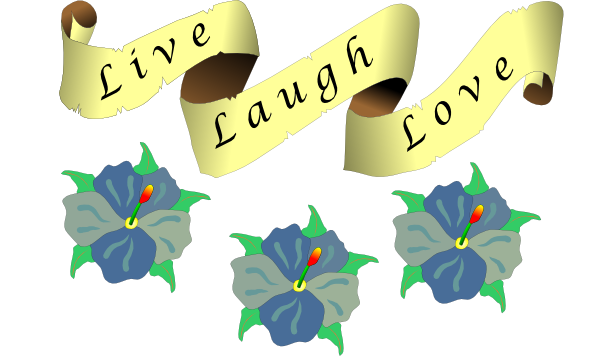 Sheaulle Live Laugh Love Clip Art At Clker Com   Vector Clip Art