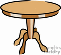 Tables Table Furniture Bhi0110 Gif Clip Art Household Interior