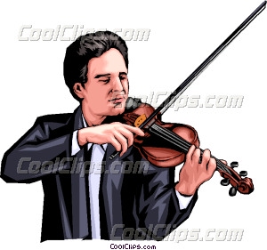 Violin Player Clipart