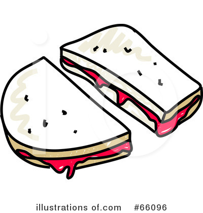     And Jelly Sandwich Clipart Black And White Royalty Free  Rf  Sandwich