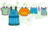 Baby Boy Clothes   Clipart Graphic