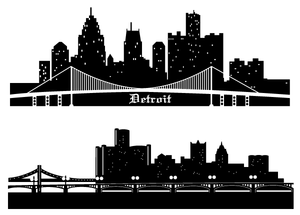 Back   Gallery For   Detroit Skyline Clipart