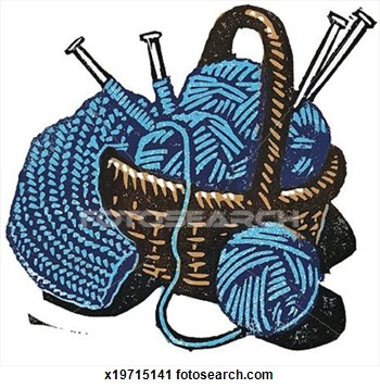 Clipart   Knitting Basket  Fotosearch   Search Clipart Illustration