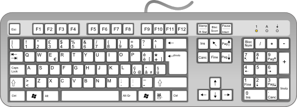 Computer Keyboard Keys Clipart   Free Clip Art Images