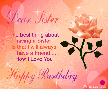 Dear Sister Happy Birthday       Happy Birthday    Myniceprofile Com