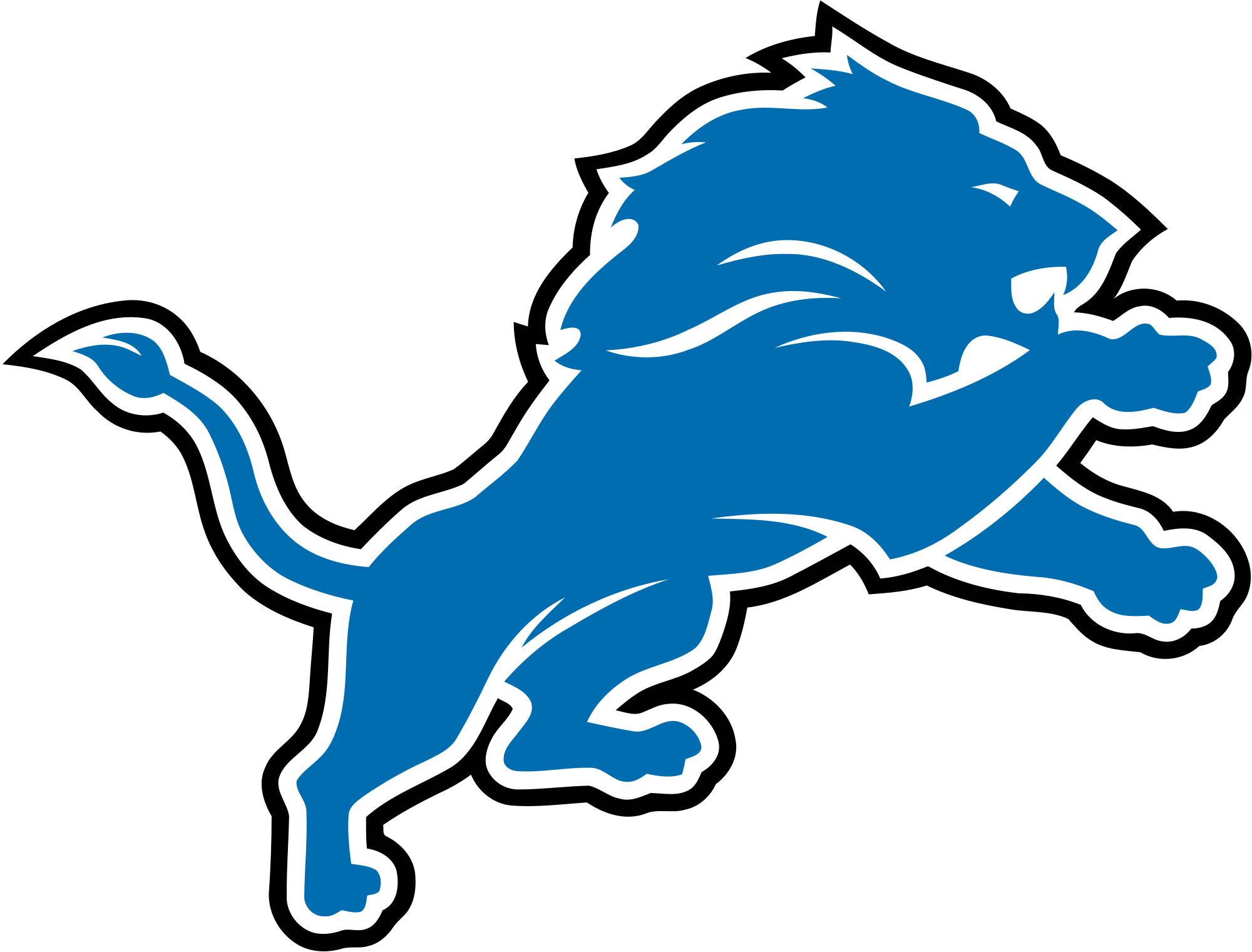 Detroit Lions Logo Clipart