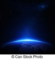 Earth At Night With City Lights Elements Of This Image