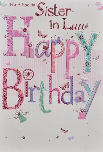 Happy Birthday Kim   Sister In Law Birthday Cards   Pinterest