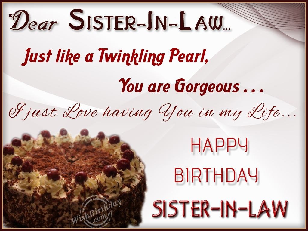 Happy Birthday Sister In Law Funny  Happy Birthday Sister In Law