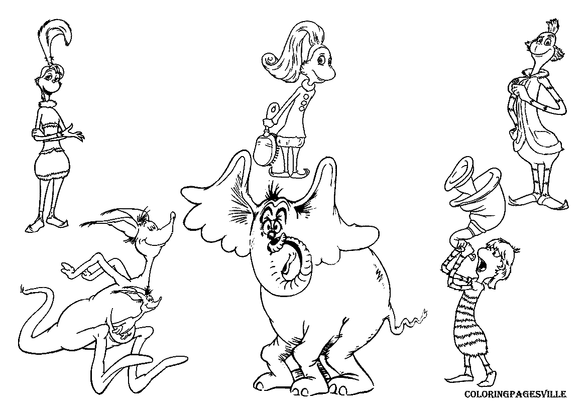 Horton Hears A Who  Coloring Pages
