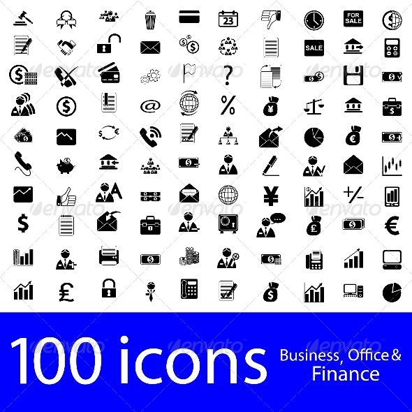 Icons Business Office   Web Technology