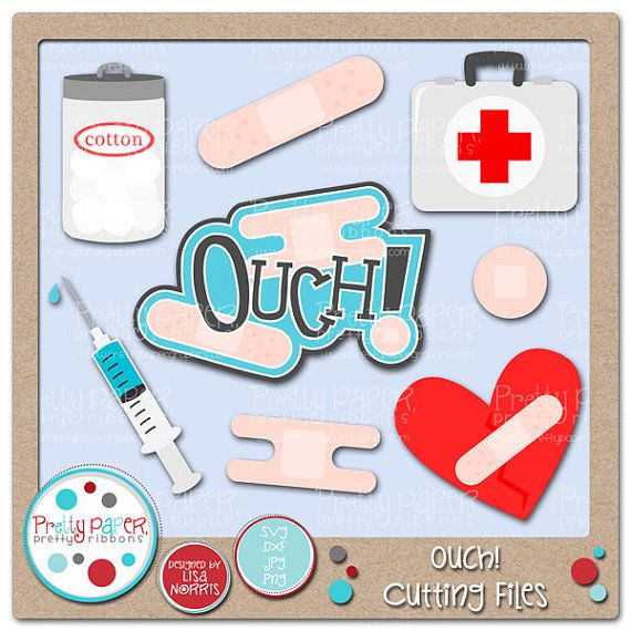 Ouch Cutting Files   Clip Art   Instant Downloadpretty Ribbons