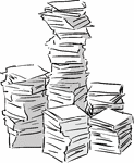 Pile Of Paper Clipart Stack Of Clipart Images