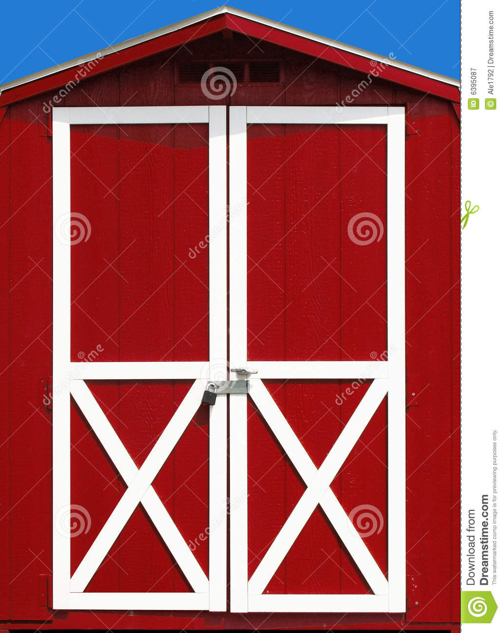 Red Barn Door Royalty Free Stock Photography   Image  6395087