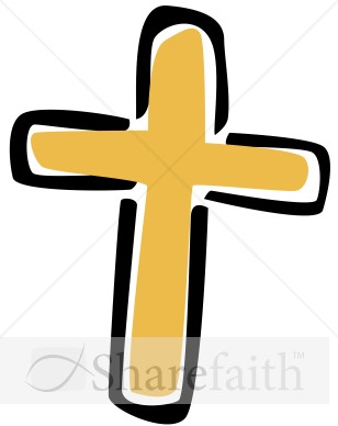 Simple Gold Cross Clipart   Cross Clipart