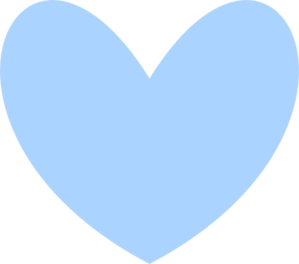 Solid Black Heart Clipart Blue Heart Clip Art Clker