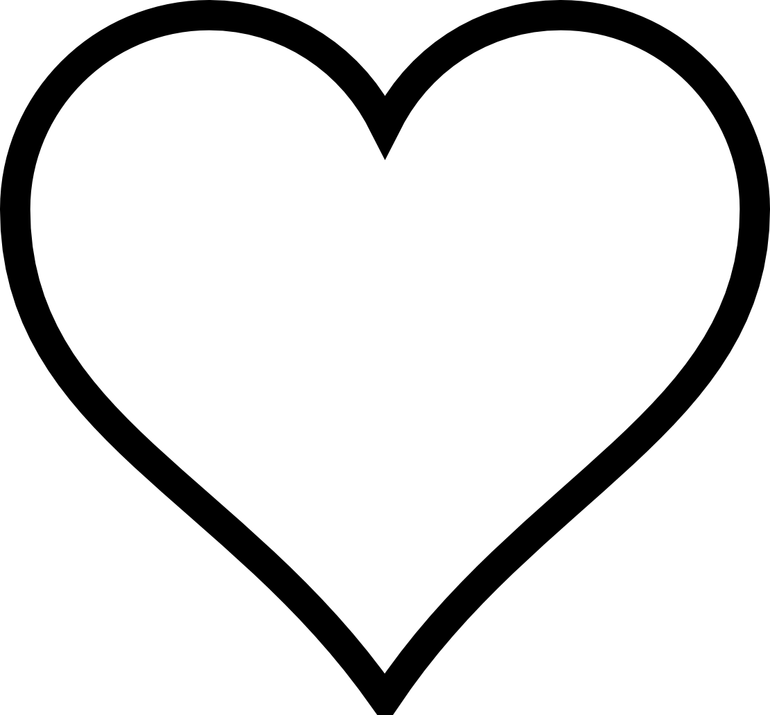 Solid Black Heart Clipart Heart 29 Coloring Book