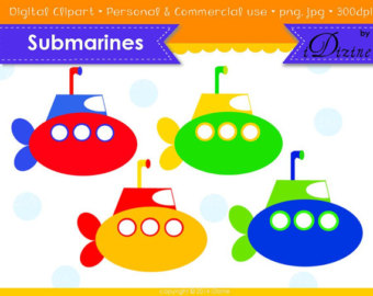 Submarine Clipart  Personal And Com Mercial Use     