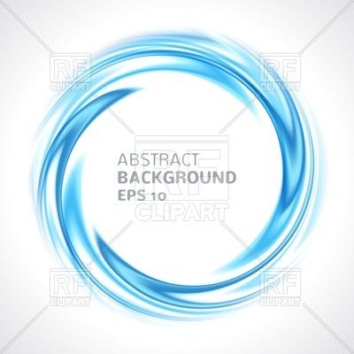 Abstract Blue Swirl Circle Download Royalty Free Vector Clipart  Eps