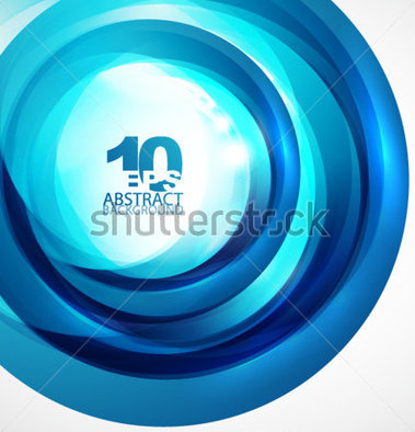 Abstract Light Blue Circle Wave Stock Vector   Clipart Me