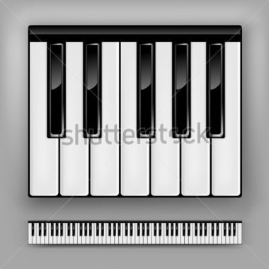 Browse   Objects   Vector Piano Keyboard  One Octave Or Full 88 Keys