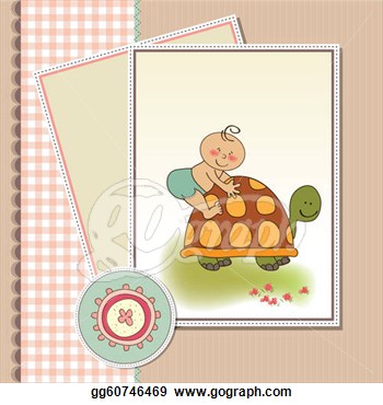 Drawing   Funny Baby Shower Card   Clipart Drawing Gg60746469