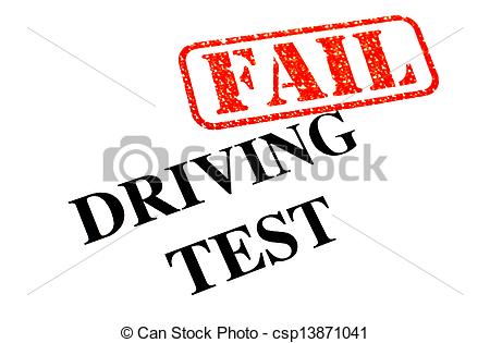 Failed Test Clipart Driving Test Fail