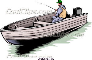 Fisherman In Boat Fisherman In Boat