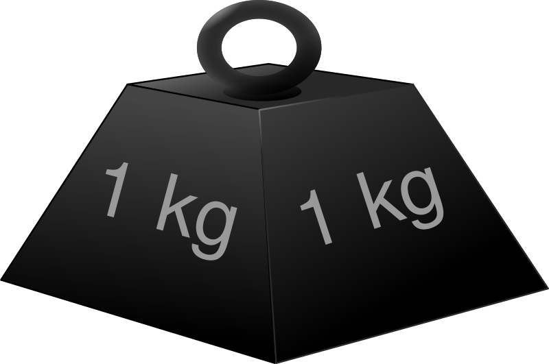 Free 1 Kg  Weight Clip Art