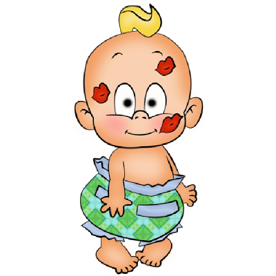 Funny Baby Boy Clipart