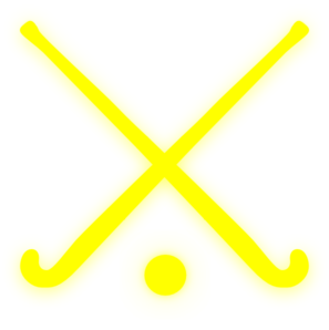 Gold Field Hockey Sticks Clip Art   Vector Clip Art Online