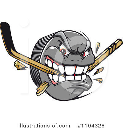Hockey Clipart  1104328   Illustration By Seamartini Graphics