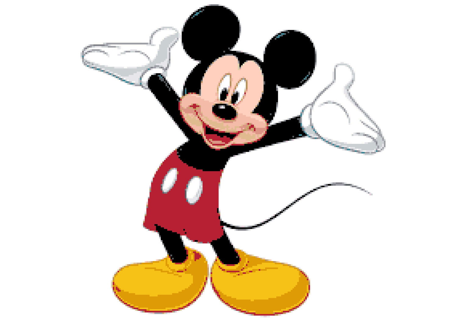 Mickey Mouse   Cross Stitch Pattern Pdf