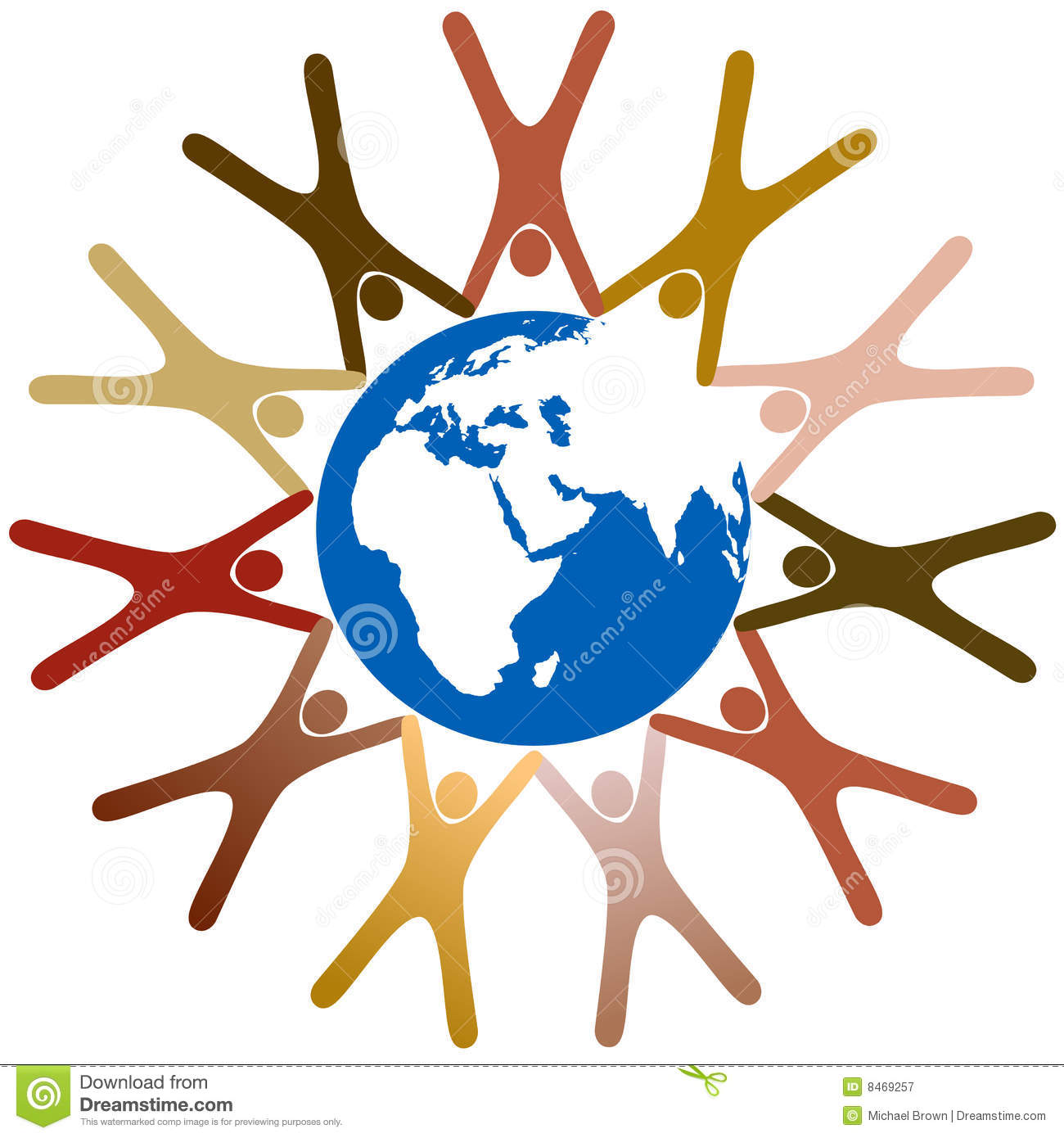 More Similar Stock Images Of   Diverse Symbol People Hold Hands Around