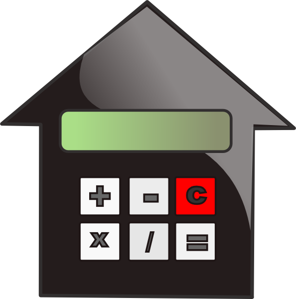 Mortgage Calculator Clip Art At Clker Com   Vector Clip Art Online