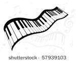 Piano Keys Clip Art Vector Free Vector Images   Vector Me